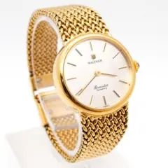 《希少》WALTHAM bracelet 腕時計 ゴールド クォーツ シルバー
