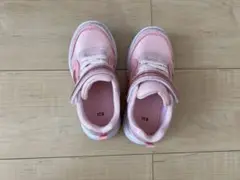 西松屋 ハート ピンク キッズシューズ 17.0cm