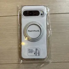 新品　Google Pixel9 Pro XL カバー　リング付 スタンド　透明
