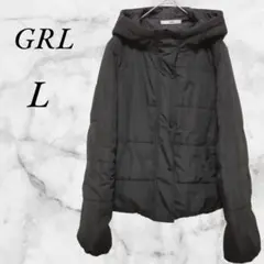 グレイル　キルティングジャケット　中綿　L　ブラック　黒