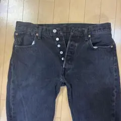 ダークブルーボタンフライデニム