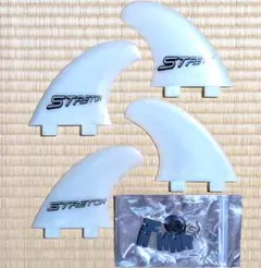 スペアフィン付き　FCS STRETCH ST3トライ＋FCSⅡ対応キット