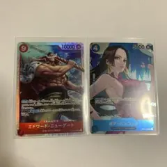 ワンピースカード 頂上決戦 ハンコック プロモ & 白ひげ SR 2枚セット