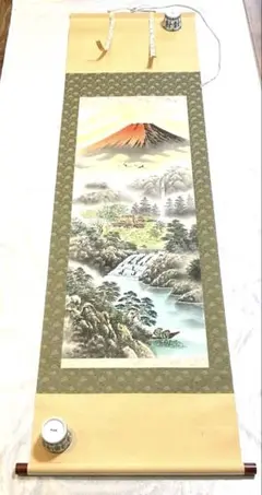 掛軸 儲かる一峰 蒼生 筆　縁起物 共箱 掛軸 儲かる一峰 蒼生 筆 縁起物 共箱 - メルカリ