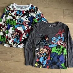 H&M マーベル　長袖Tシャツ　２枚セット