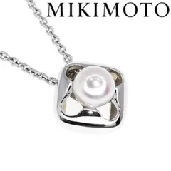 ミキモト MIKIMOTO K18WG パール ネックレス