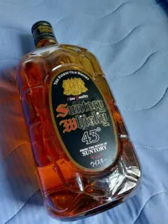 サントリーウイスキー 取っ手付き ガラス ボトル 角瓶 1920ml 終売品 サントリーウイスキー 取っ手付き ガラス ボトル 角瓶 黒角