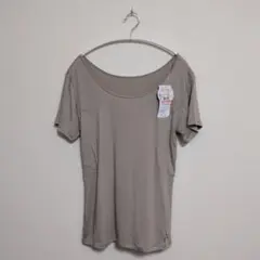 MUMU ベージュ 3Lサイズ シャツ(脇汗取りパット付)