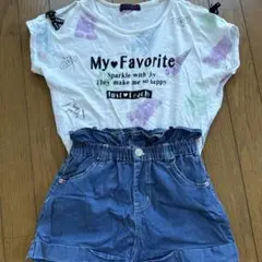ショーパンTシャツセット　しまむら　ラブラビ ラブトキシック　アルジー