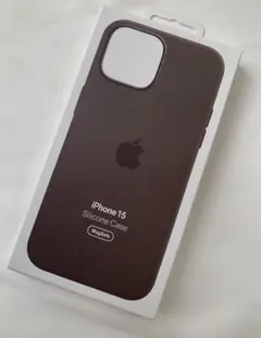 迅速発送 iPhone 15 シリコーンケース クレイ 純正 未開封