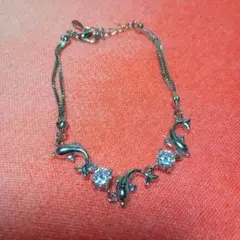イルカモチーフ シルバーブレスレット
