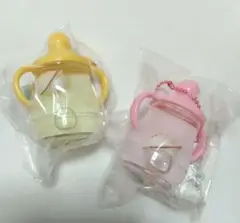 オイルチャーム　かき　哺乳びん型　ピンク　イエロー　牡蠣　新品未開封
