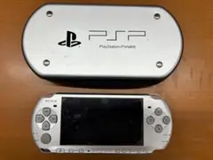 PSP 本体 ケース シルバー ID8156