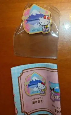 サンリオ ご当地ピンズ キティ 逆さ富士 富士山