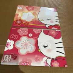 ハローキティ　小梅　A4クリアファイル　2枚セット