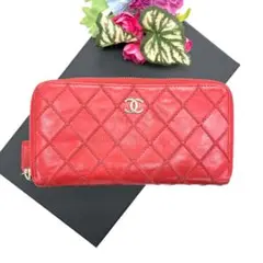❤️ 良品 CHANEL ワイルドステッチ 長財布 正規品 鑑定済み ❤️