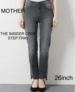 【MOTHER】 THE INSIDER CROP STEP FRAY26サイズ