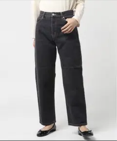 完売品 SERGE サージ BARREL バレル ボーイフレンドデニム 25 黒