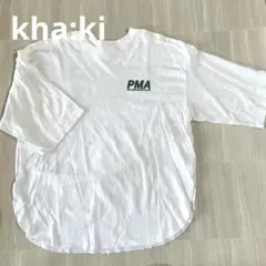 KHA:KI Tシャツ 7th SLEEVE TEE P. M. A