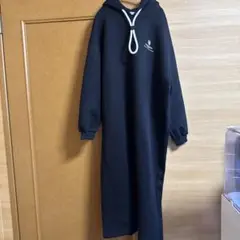 ダブスタ エッセンシャル スエットワンピース パーカーワンピース