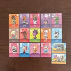 どうぶつの森 amiiboカード 16枚まとめ売り シールおまけ付き