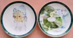 いわさきちひろ　イヤーズ　プレート２皿（径14cm）