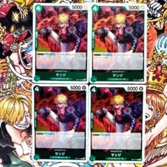 サンジ　Ｒ４枚セット ワンピースカード