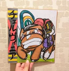 オークス秋華賞馬【チェルヴェニア】ミニキャラ！競走馬色紙イラスト♪競馬絵画(^^