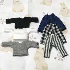 【限定SALE】オビツ11 服 ハンドメイド シャツ+ズボン 6点セット