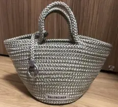 BALENCIAGA IBIZA スモール ストラップ付きバスケット ベージュ