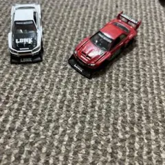 【ルース品】ホットウィール LBWK スーパーシルエット 日産 スカイライン2台