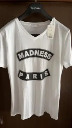 BROWNY VネックTシャツ ホワイト