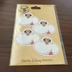 東京ディズニーリゾート　ミニーマウス ネームラベル 5枚入り