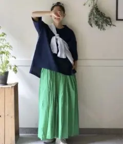 journal standard luxe☆キャンブリックタックギャザースカート