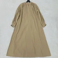 フレームワーク　OHMIブロードギャザーカフタンワンピース　ベージュ　38
