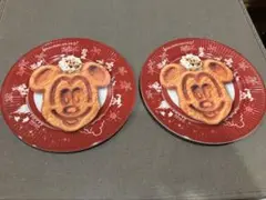 【未使用】ミッキーワッフルプレート 2枚セット