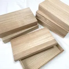 真珠用桐箱 6箱まとめ売り アクセサリー保管に / 桐箱 保管箱 ギフトボックス
