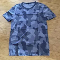 美品　グッチ　メンズ　Tシャツ　迷彩柄グレー