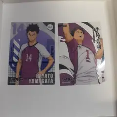ハイキュー!!白鳥沢トレーディングカードセット2枚