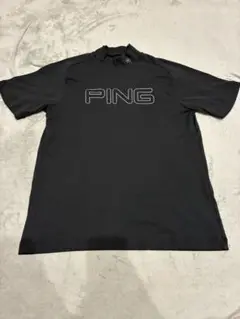 PING ハイネックシャツ ブラック