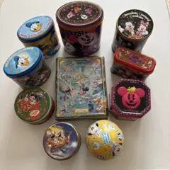 ディズニー空き缶10個