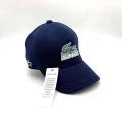 新品　ラコステ　ネイビー ベースボールキャップ　lacoste 帽子　紺