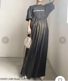 LAME PLEATS SUSPENDER PANTS