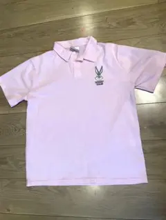 【美品】　ポロシャツ　ヴィンテージ　レトロ　ピンク　XL