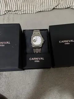 CARNIVAL 1986 ステンレススチール腕時計