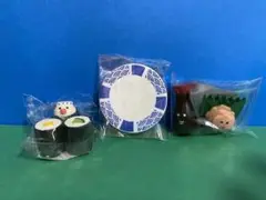 デコレコンコンブル　寿司小皿　ガリとお醤油セット　細巻き文鳥