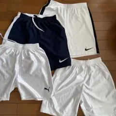 NIKE、プーマ、ノーブランド サッカーパンツ4枚セット 150、160サイズ
