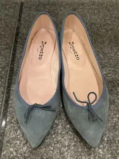 再お値下げ　39サイズ　ライトブルー　Repetto フラットシューズ