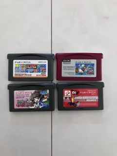 ゲームボーイアドバンス ソフト 4本セット