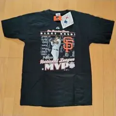 最終)新品未使用タグ付 バリーボンズ 7Time MVP 記念Tシャツ Lサイズ